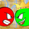 red ball vs green king